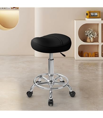 Amazon.co.jp: サドルチェア人間工学に基づいたサドルスツール調節可能